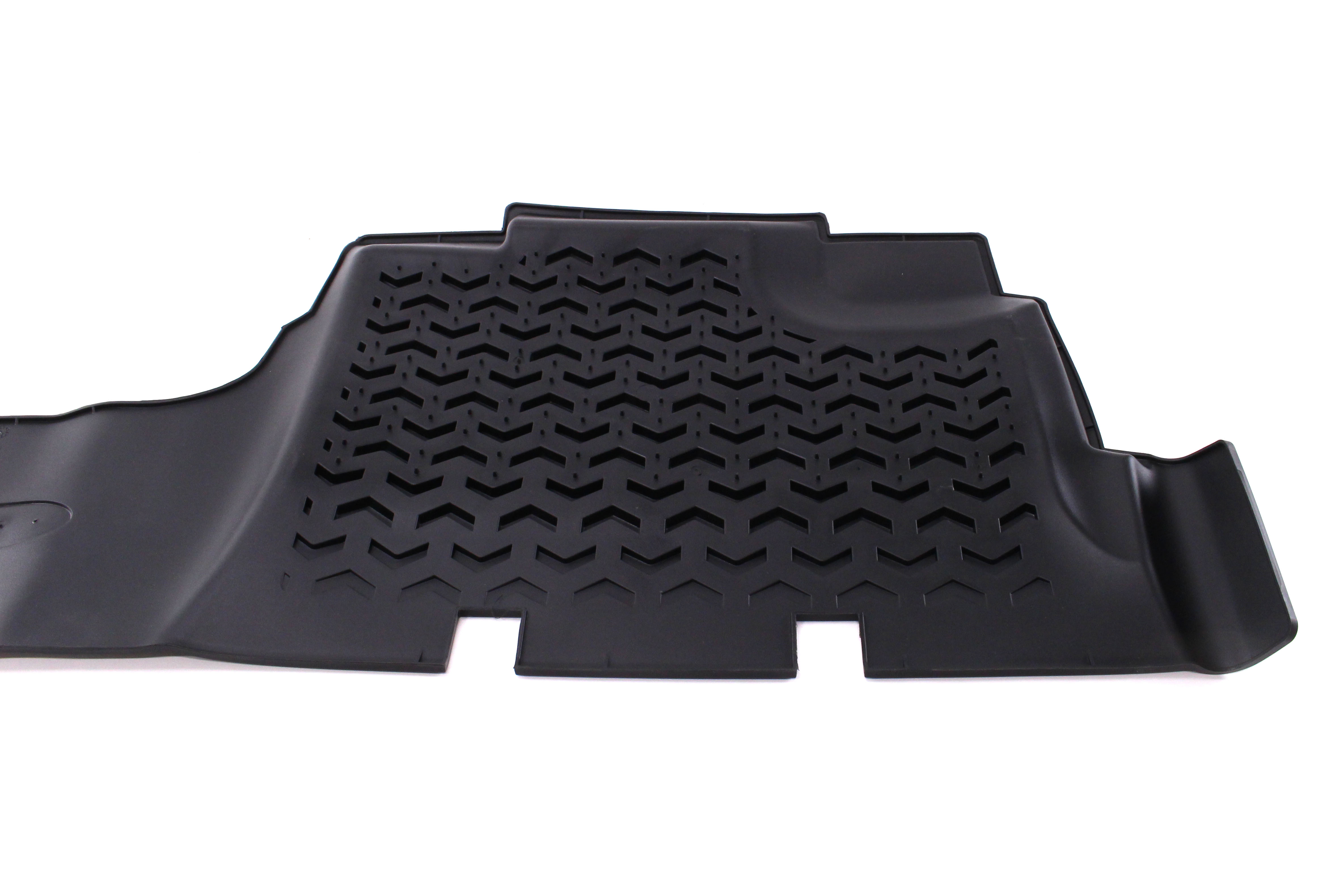 Rugged Ridge Floor Mats Rear Black - JK 4dr