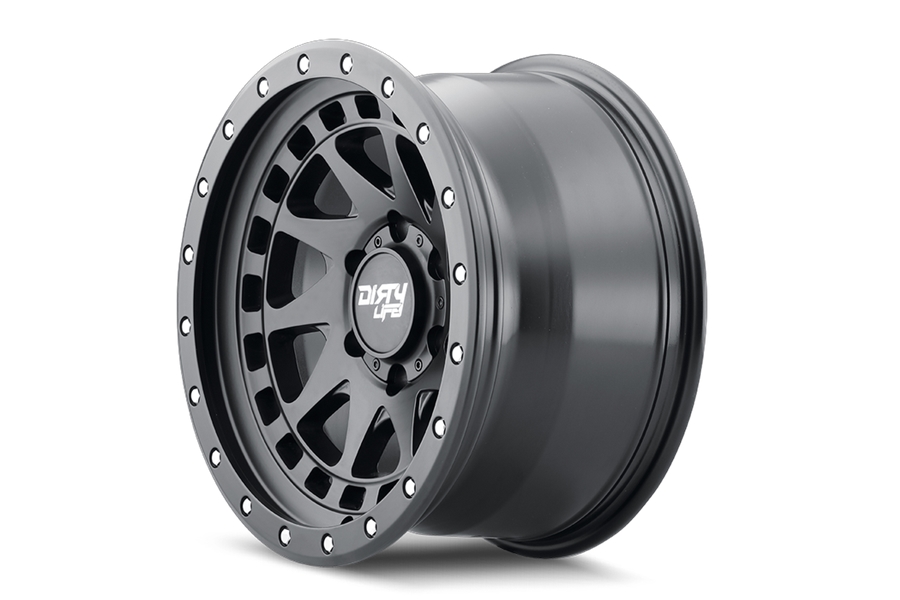 Dirty Life 9311 Enigma Pro Series Beadlock Wheel, 17x9 5x5 -38mm - Matte Black - JT/JL/JK