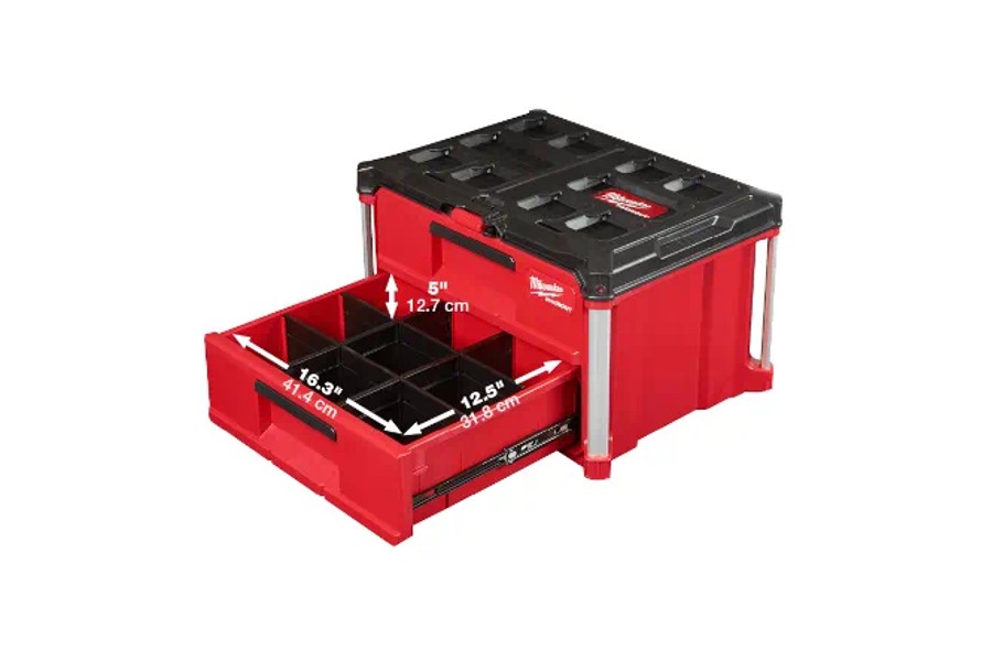 Milwaukee Tool Packout 2-Drawer Tool Box