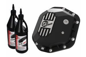 AFE Power Pro Series Dana 44 Rear Differential Cover - Black w/Gear Oil - JK/LJ/TJ