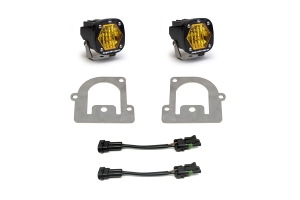 Baja Designs S1 Series W/C Fog Light Kit - Amber  - Bronco Sport 2021+