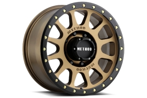 Method Race Wheels 305 NV Series Wheel 18x9 6x5.5 12mm Offset Bronze Matte Black Lip - Bronco 2021+