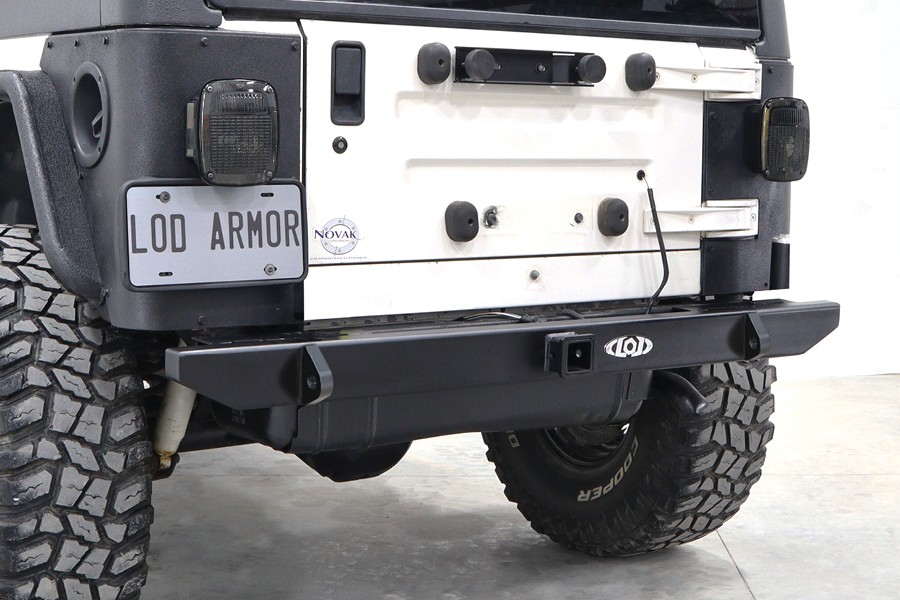 LOD Expedition Rear Bumper Only, Black Texture - TJ/LJ/YJ 