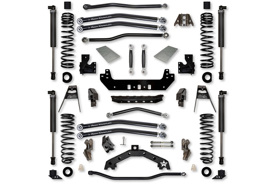 Rock Krawler 4.5in X Factor X2 'No Limits' Long Arm Lift Kit - Stage 1 - JL 392 Only