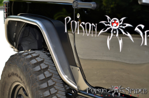 Poison Spyder Rear Crusher Flares Steel - JK