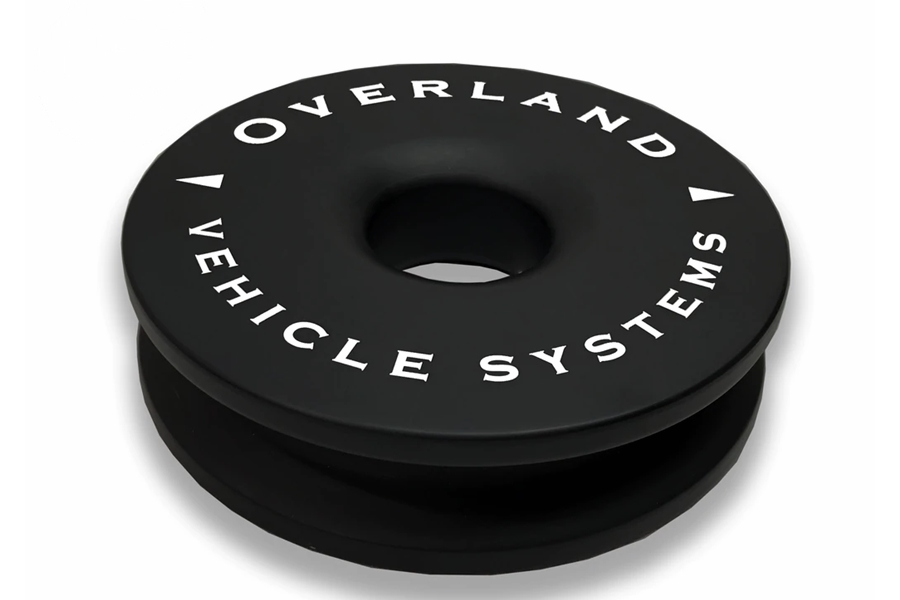 Overland Vehicle Systems Recovery Ring 6.25in, Black - 45,000lb Break Strength