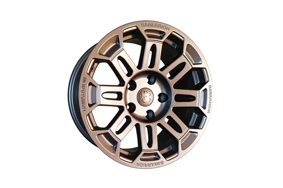 Bawarrion BUiL'T 17x8.5 5x5 18mm Wheel - Bronze w/ Bronze Logo - JL/JT/JK