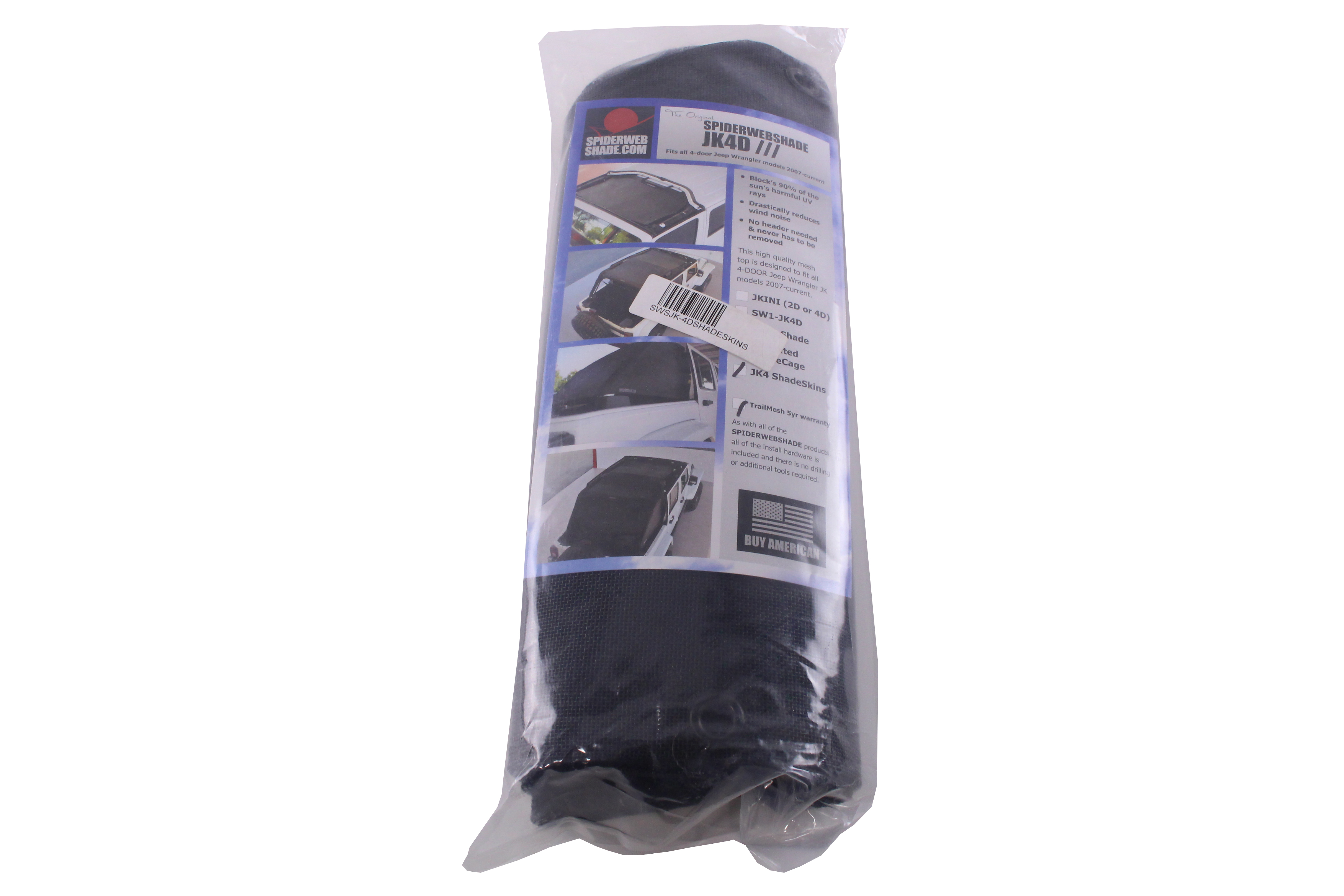SpiderWebShade ShadeSkin for Rancho Tube Doors - JK 4dr