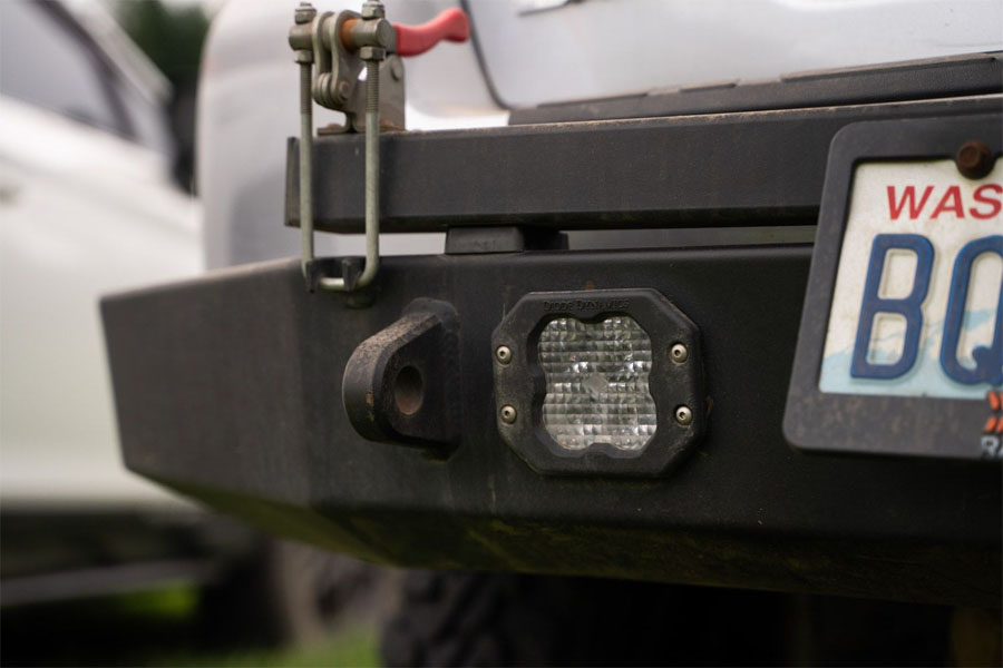 Diode Dynamics SS3 White Sport Flush Mount LED Pod, SAE Driving - Amber
