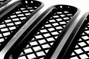Black Horse Off Road D Overlay Grille Guard Kit, Black  - JK