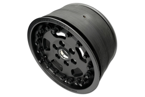 Hutchinson Rock Monster Beadlock Wheel 17x8.5 6x5.5 10mm Offset Black - Bronco 2021+