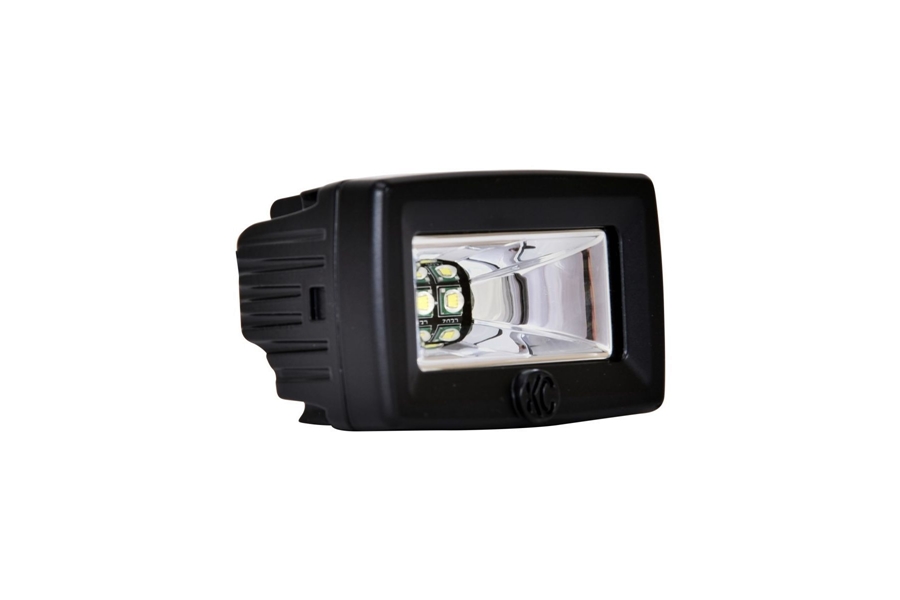 KC HiLiTES 2in C-Series C2 LED Light, Single - Flood Beam 