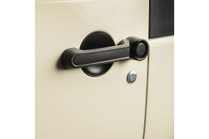 Rugged Ridge Door Handle Inserts, Black - JK 4DR