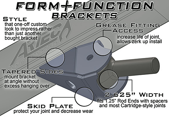 Artec Industries Sway Bar Endlink Frame Bracket