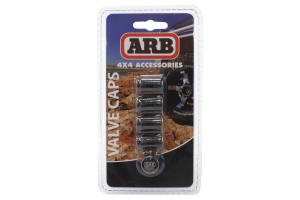 ARB Logo Valve Stem Caps Black