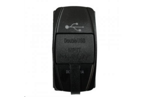 Lifetime LED Dual USB Charging Rocker Switch