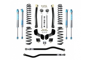 EVO Manufacturing 2.5in Enforcer Overland PLUS Stage 2 Lift Kit w/ King 2.0 Shocks - JL Diesel 