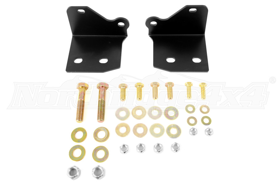 Jeep JK EVO Manufacturing Shock Relocation Brackets Front Jeep