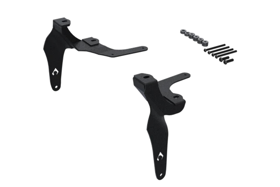 Artec Industries A-Pillar Dual Surface Light Mounts - Black - JT Mojave / JL 392