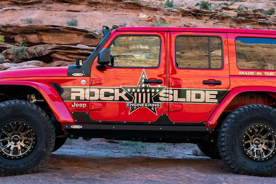 Rock Slide Engineering Step Slider Rocker Guards - JL 4DR