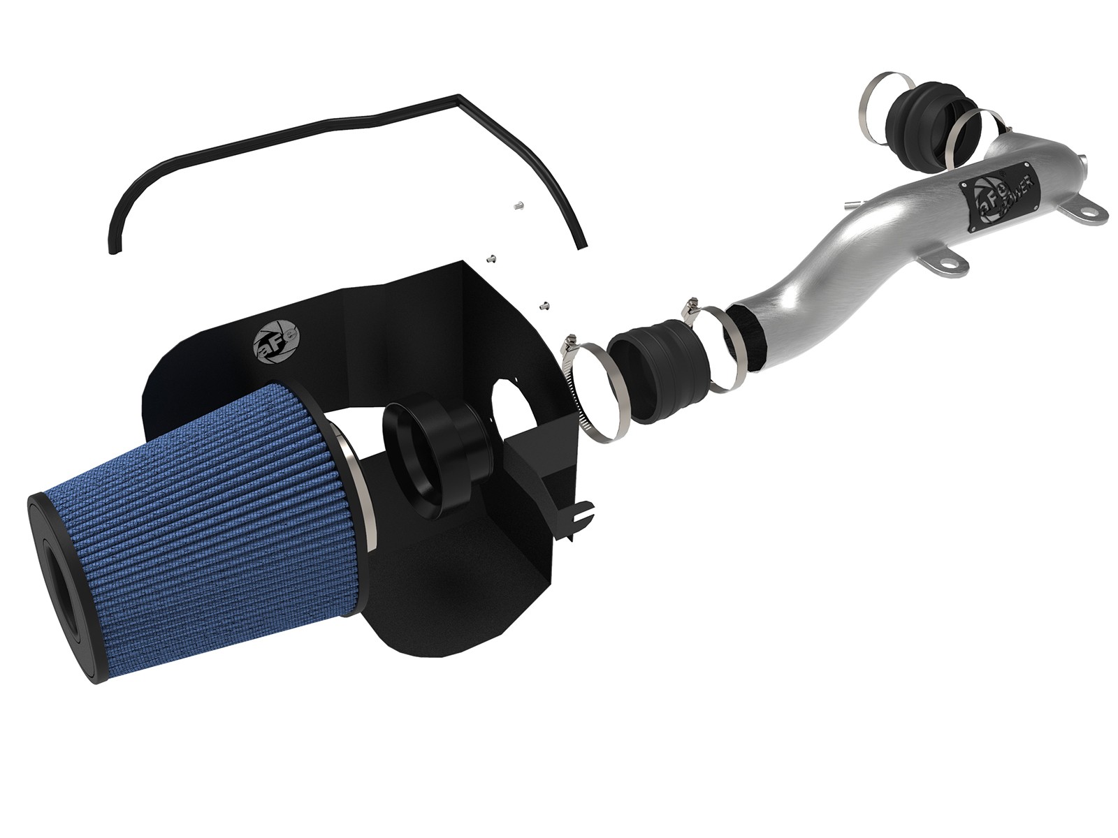 aFe Power Magnum FORCE Stage-2XP PRO DRY S Cold Air Intake System Brushed - JL 2.0L
