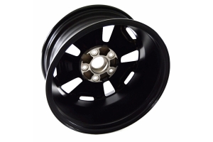 Mopar Rubicon Wheel - Gloss Black, Machined Accents, 17x7.5, 5x5 - JK/JL/JT