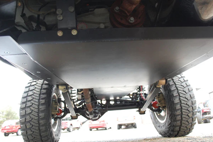 Clayton Off Road High Clearance Skid Plate - Bare - LJ