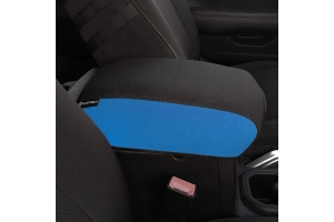 Bartact Padded Center Console Cover - Black/Blue - JT
