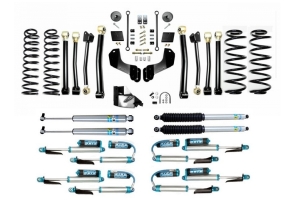 Evo Manufacturing 4.5in Enforcer Overland Stage 4 Lift Kit w/ Shock Options - JL 4Dr Diesel 