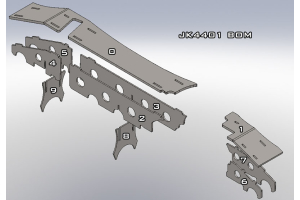 Artec Industries Dana 30 Front Axle Truss - JK