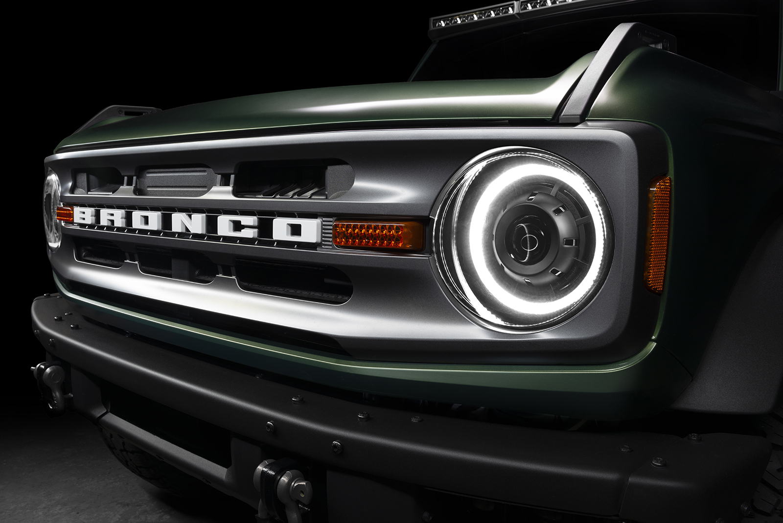 Oracle Lighting Oculus White Bi-LED Projector Headlights  - Bronco 2021+