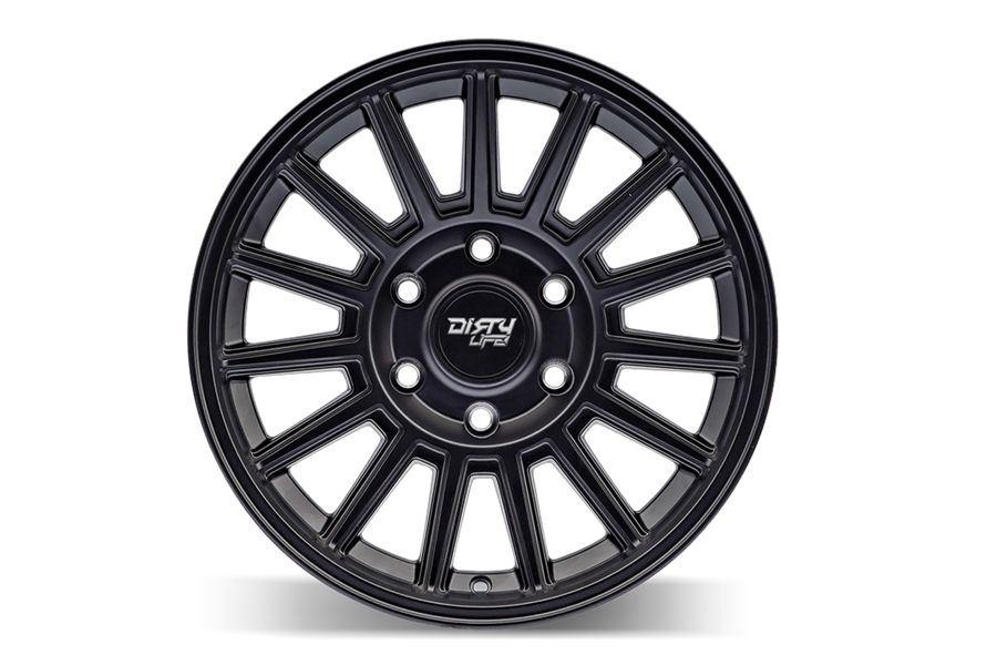 Dirty Life 9316 Journey Series Wheel, 17x8.5 5x5 0mm - Matte Black - JT/JL/JK