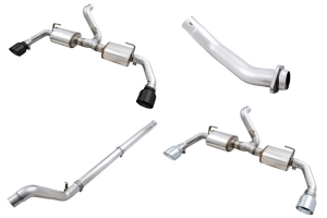 AWE Tread Edition Axle-Back Exhaust w/ Non-Resonated Mid and Loop Pipe Package - JL 3.6L / 2.0L