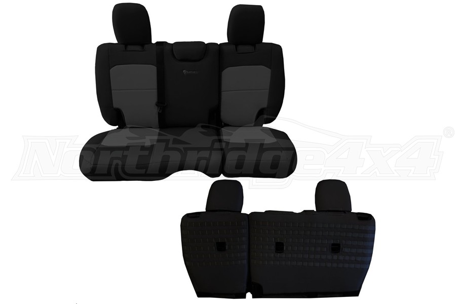 BARTACT Seat Cover Rear Black/Graphite - JL 4dr