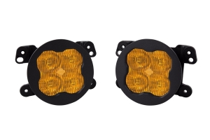Diode Dynamics SS3 Max Type M Fog Light Kit, ABL Yellow - SAE Fog - JT/JL/JK