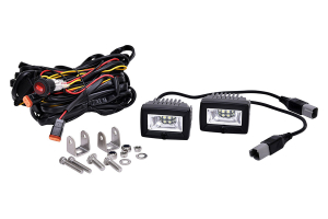 KC HiLites 2in C-Series C2 LED Backup Area Flood Light System