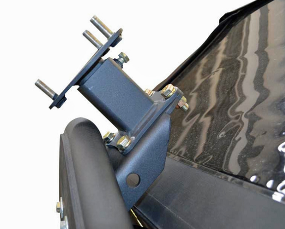 Ace Engineering Slant Back Tire Carrier Black - JK