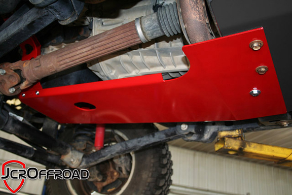 JCR Offroad Engine Skid Plate Black - JK