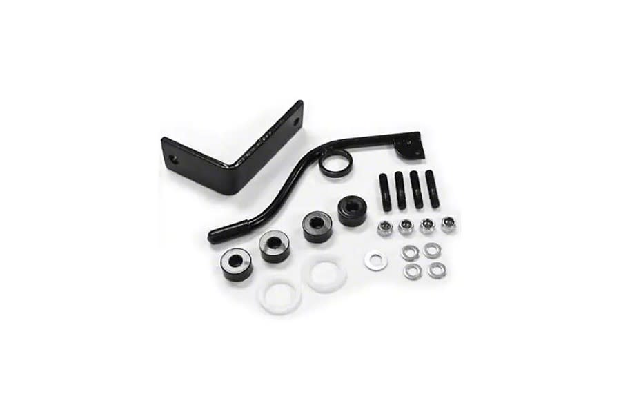 Smittybilt Front Seat Brackets Set (Driver & Passenger) – Black Powder Coated Steel
