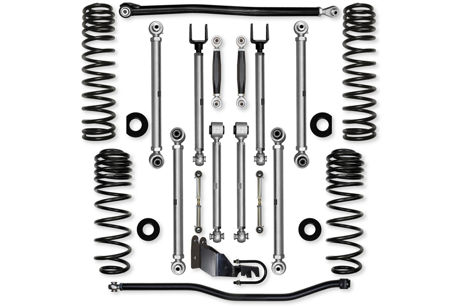 Rock Krawler 2.5in X Factor Pro 'No Limits' Aluminum Lift Kit - No Shocks ( Part Number: JL25PNL-4)