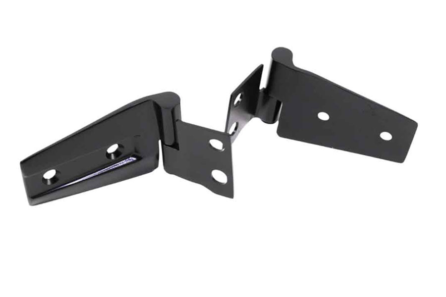 Kentrol Hood Hinge Pair - Black Powder Coat - JK