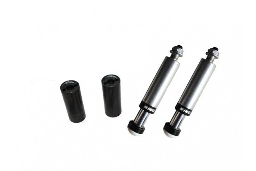 EVO Manufacturing Rear King Air Bump Stops - No Brackets - Black  - JT/JL/JK