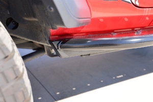 Rock Hard 4x4  RHX Series Tube Slider Rocker Guards - Flat Step - JL 4dr