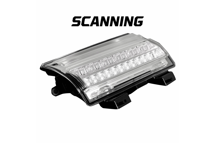 RECON Scanning Switchback OLED Turn Signal 2-Piece Set, Amber  - JL/JT