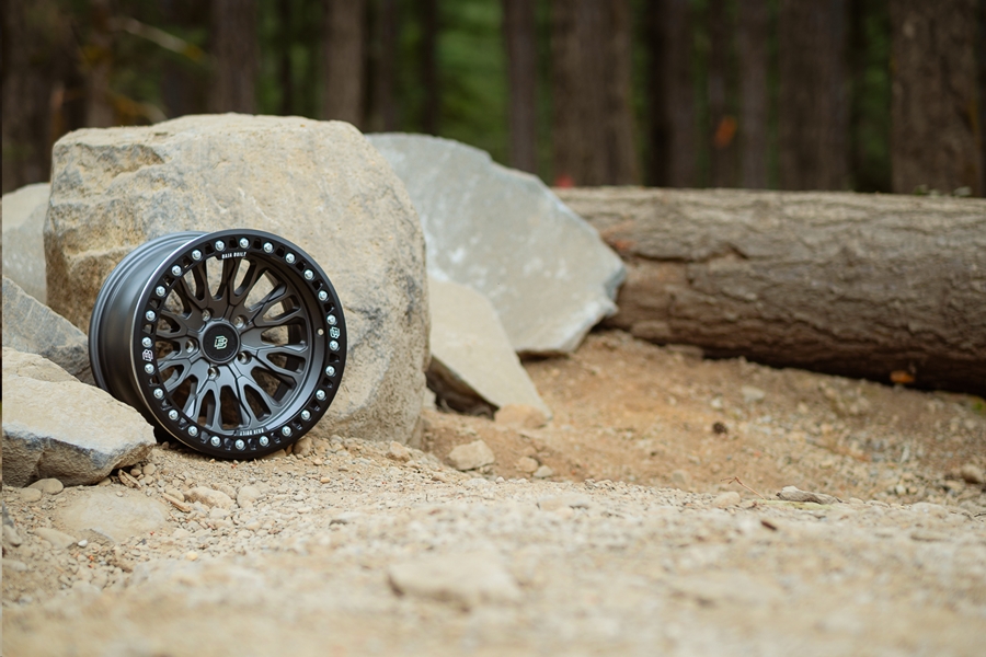 Baja Built RENEGADE Cast Beadlock Wheel, 17x9 5x5 -12mm - Satin Graphite - JT/JL/JK