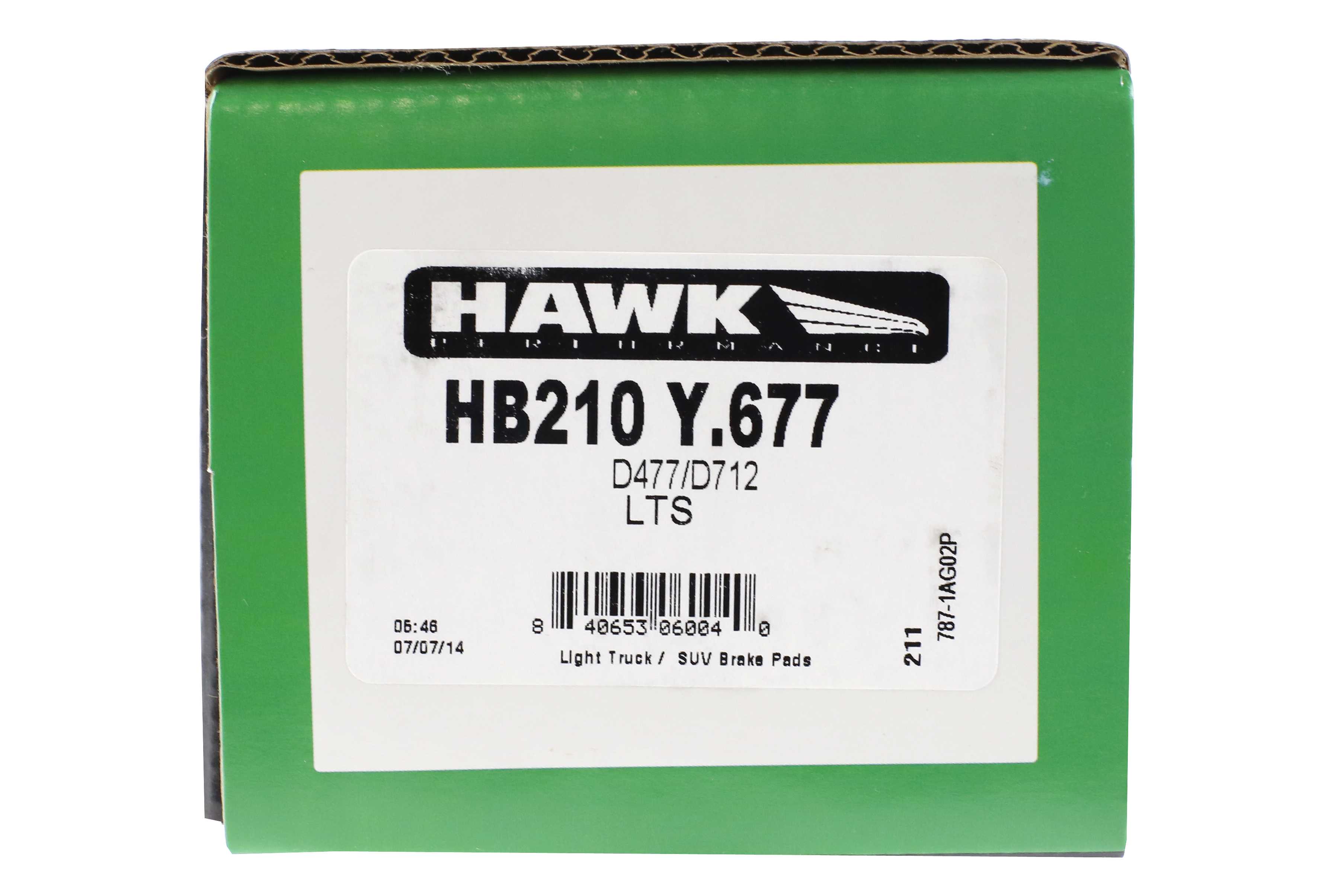 Hawk LTS Brake Pads Front - LJ/TJ/XJ/YJ/ZJ