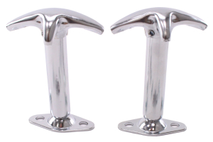 Rugged Ridge Hood Catch Kit Chrome