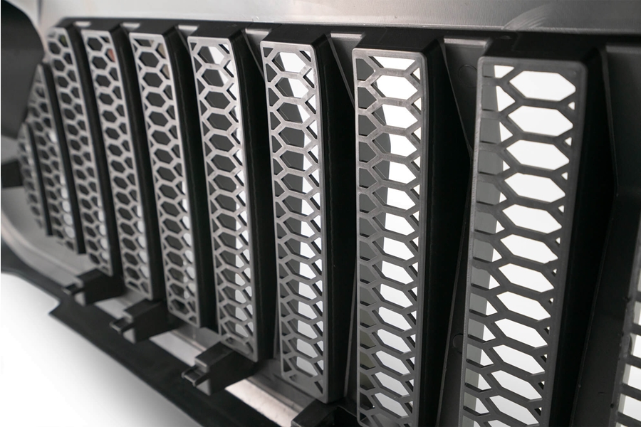 DV8 Offroad Replacement Grille - Black - JT/JL 