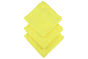Chemical Guys Workhorse Professional Grade Microfiber Towels Yellow - 3 Pack