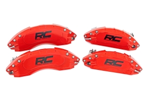 Rough Country Front and Rear Brake Caliper Covers - Red - JK  